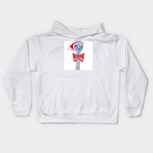 Santa Ostrich Kids Hoodie